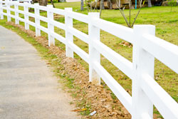 post and rail fence